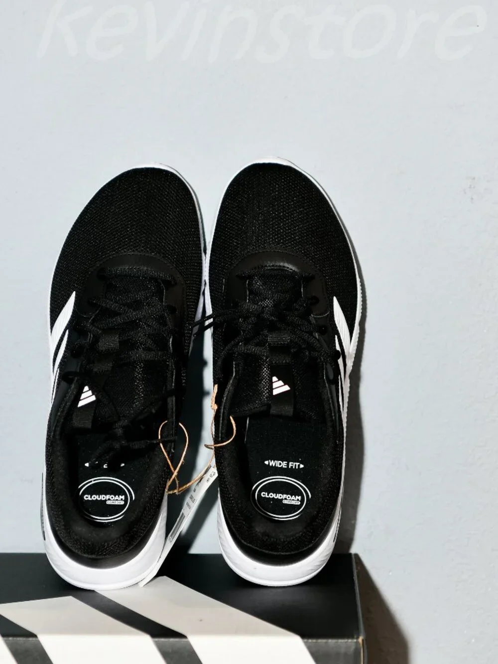 adidas Men's Cloudfoam Flex Sneaker Colors: Black